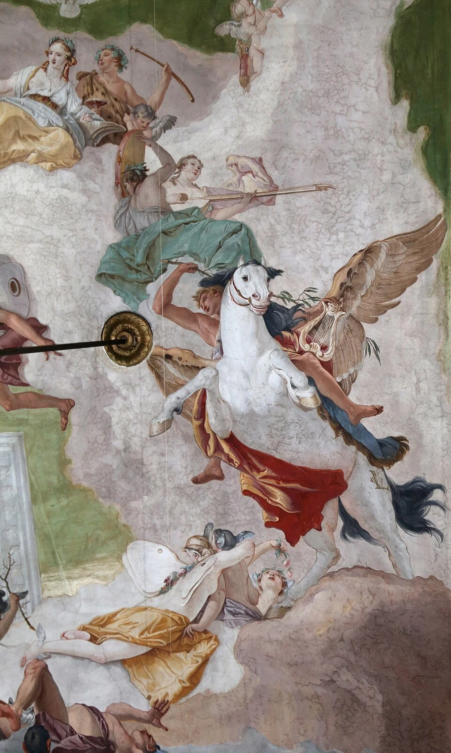 Casale Monferrato, palazzo Gozzani di san Giorgio, salone - dettaglio